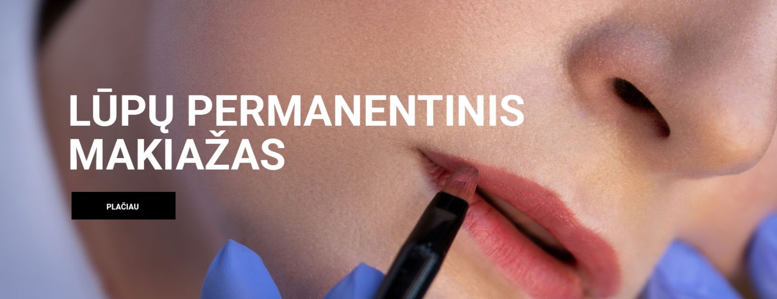 Lupų permanentinis makiažas